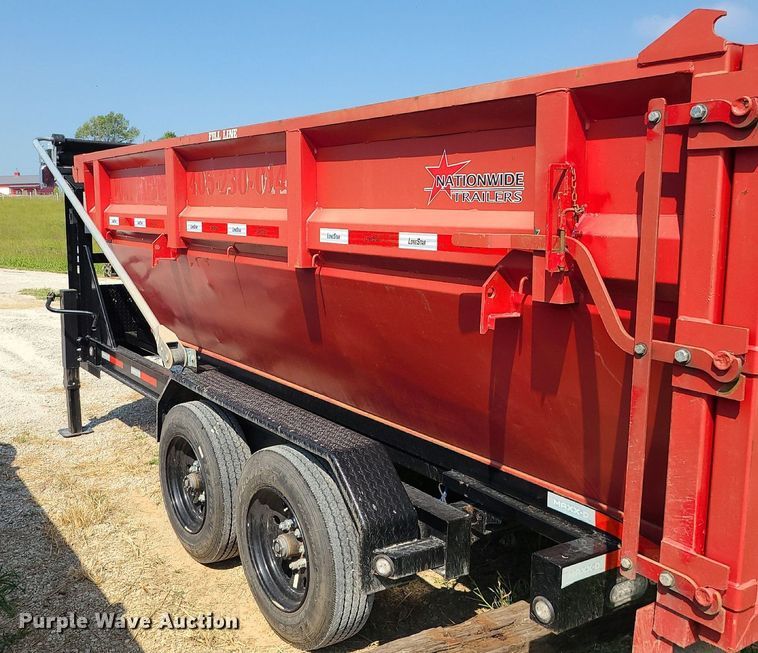 image for item DK4064 2022 Maxey  roll-off container trailer