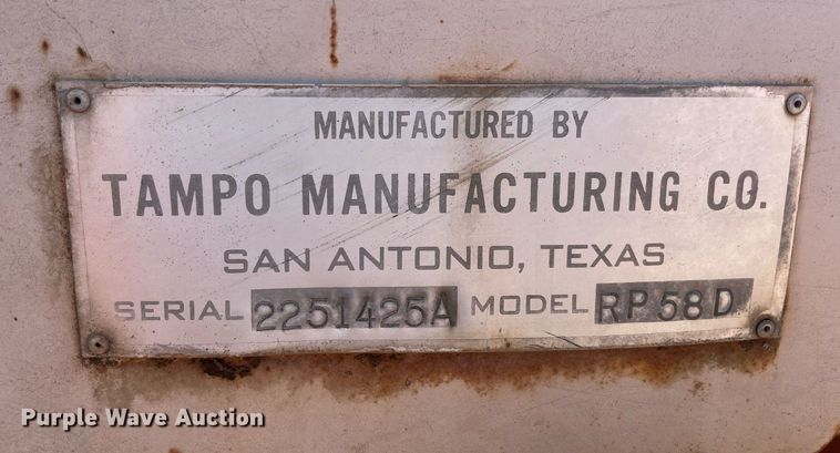 image for item DM0297 Tampo RP58D  single drum vibratory roller