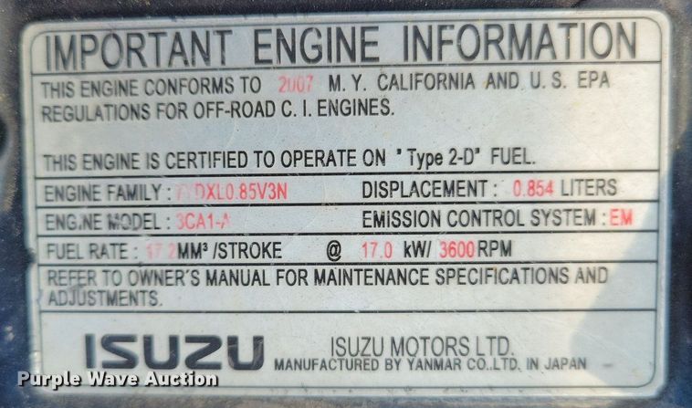 image for item DN4069 2009 Crafco EZ Pour 100 D  pothole patcher