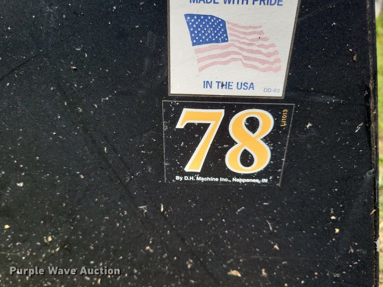 image for item DN4086 Tomahawk  78"W skid steer bucket