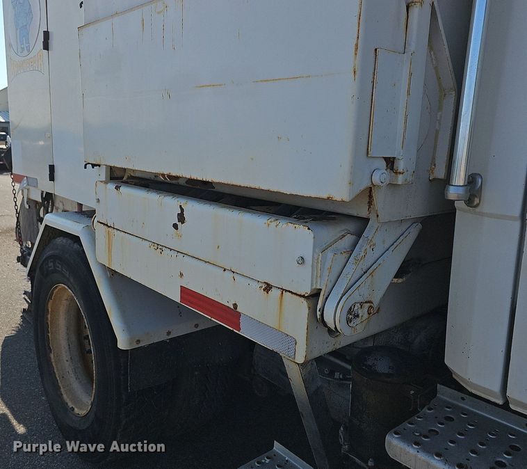 image for item DN8598 1998 Freightliner FL70 Broom Bear  street sweeper truck