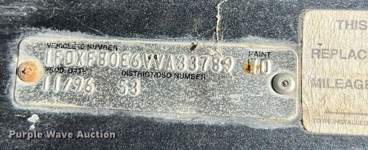 image for item DO2188 1997 Ford F800  dump truck