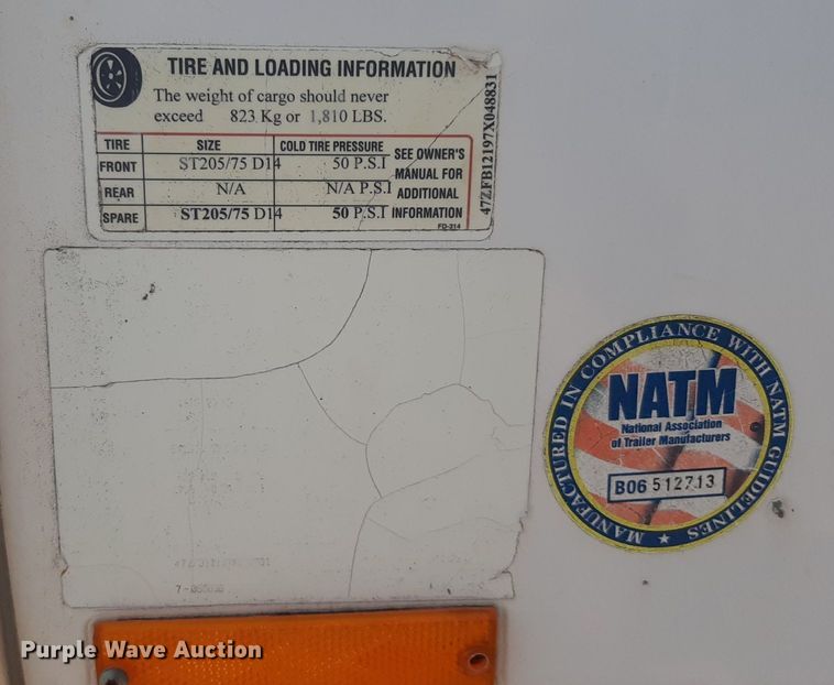 image for item DO3078 2007 Pace America Journey  enclosed cargo trailer