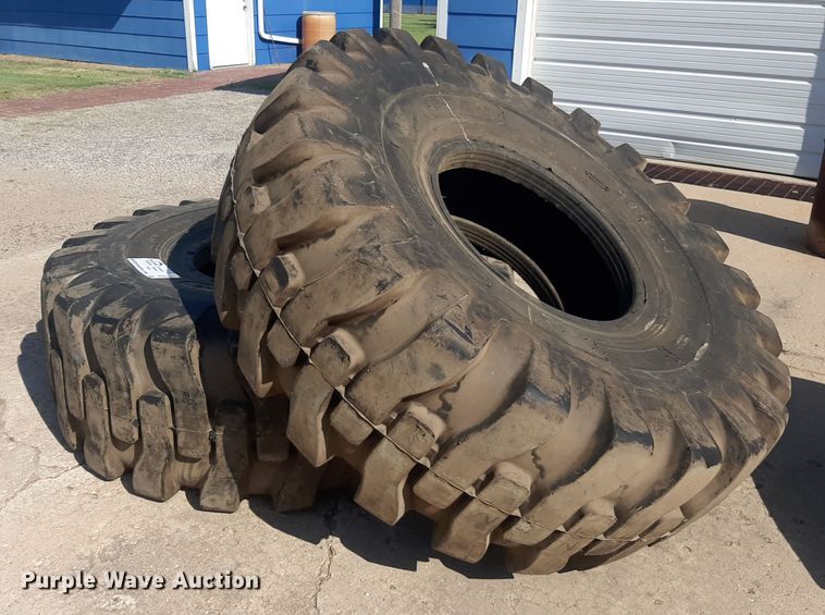 image for item DO3103 (2) 23.5x25 tires