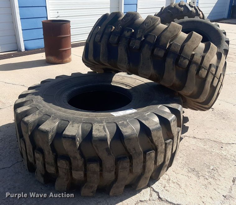 image for item DO3103 (2) 23.5x25 tires