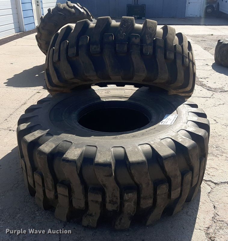 image for item DO3103 (2) 23.5x25 tires