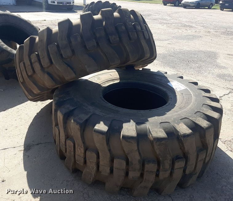 image for item DO3103 (2) 23.5x25 tires