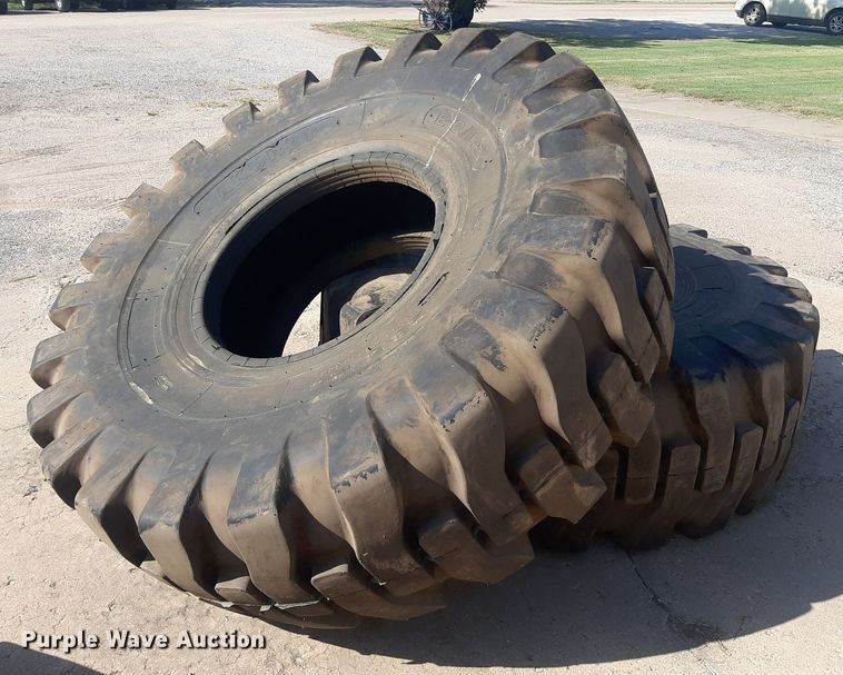 image for item DO3103 (2) 23.5x25 tires