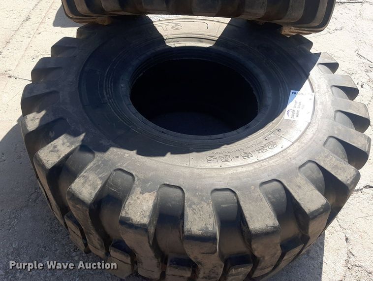 image for item DO3103 (2) 23.5x25 tires