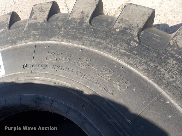image for item DO3103 (2) 23.5x25 tires