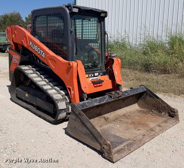 image for item DO3135 2017 Kubota SVL75-2  tracked skid steer loader