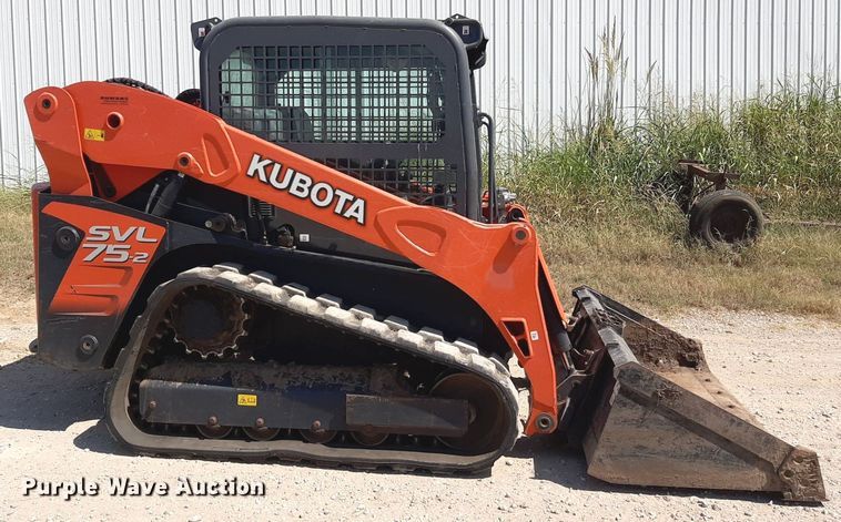 image for item DO3135 2017 Kubota SVL75-2  tracked skid steer loader