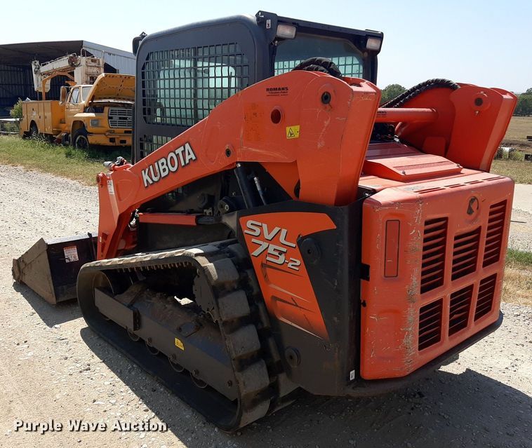 image for item DO3135 2017 Kubota SVL75-2  tracked skid steer loader