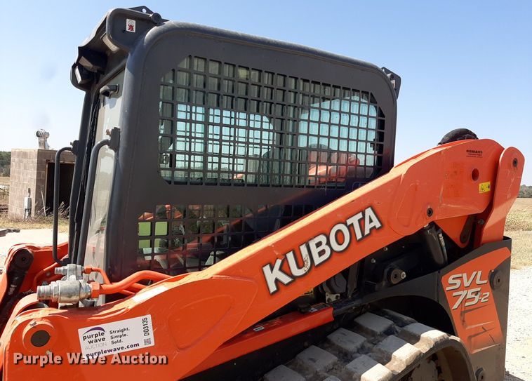 image for item DO3135 2017 Kubota SVL75-2  tracked skid steer loader