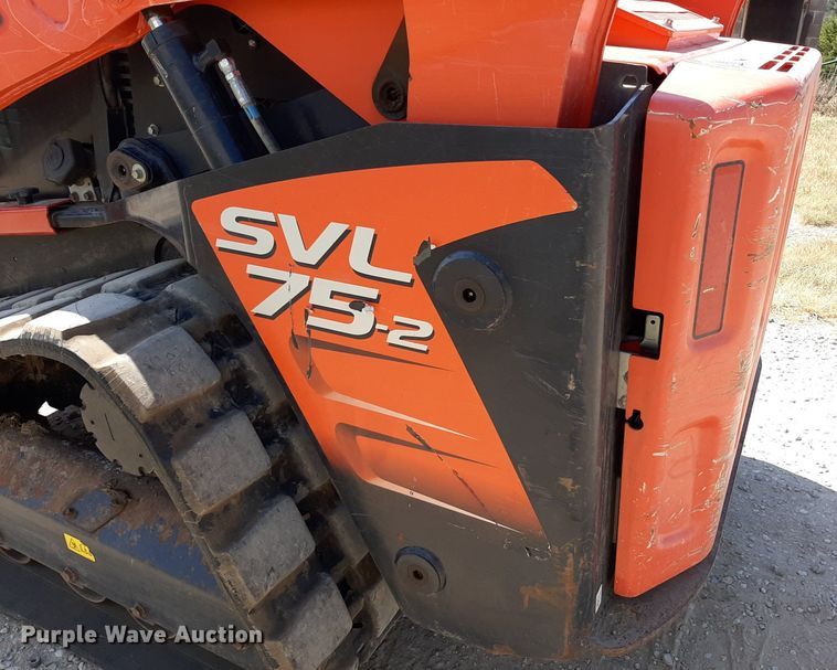 image for item DO3135 2017 Kubota SVL75-2  tracked skid steer loader
