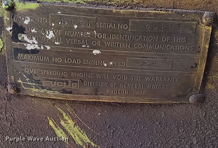 image for item DP3391 Terex Euclid 13UOT  water wagon