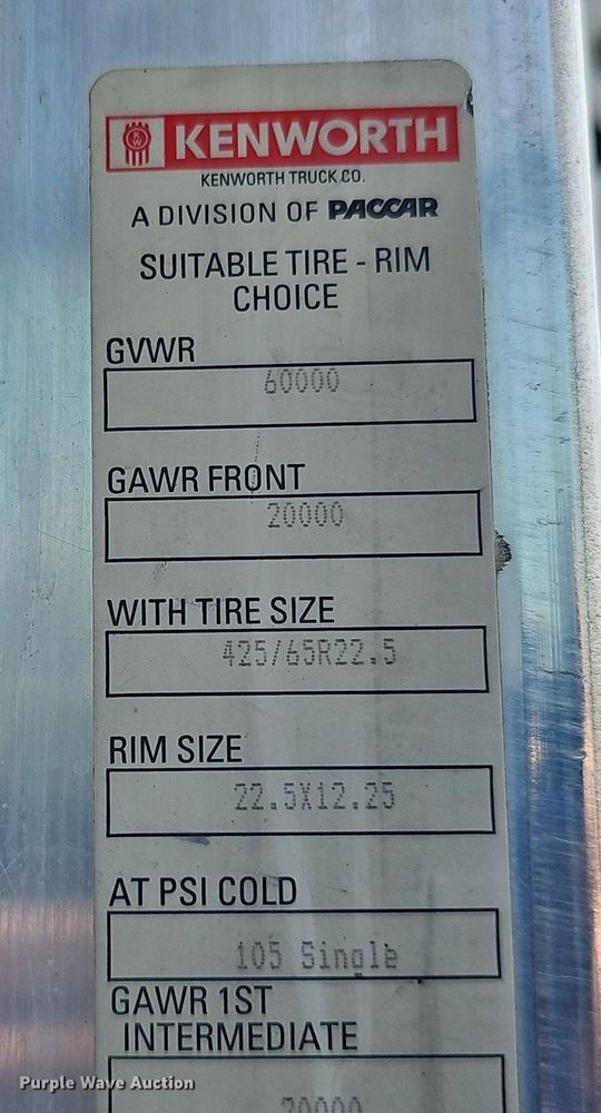 image for item DQ0202 2008 Kenworth W900  dump truck