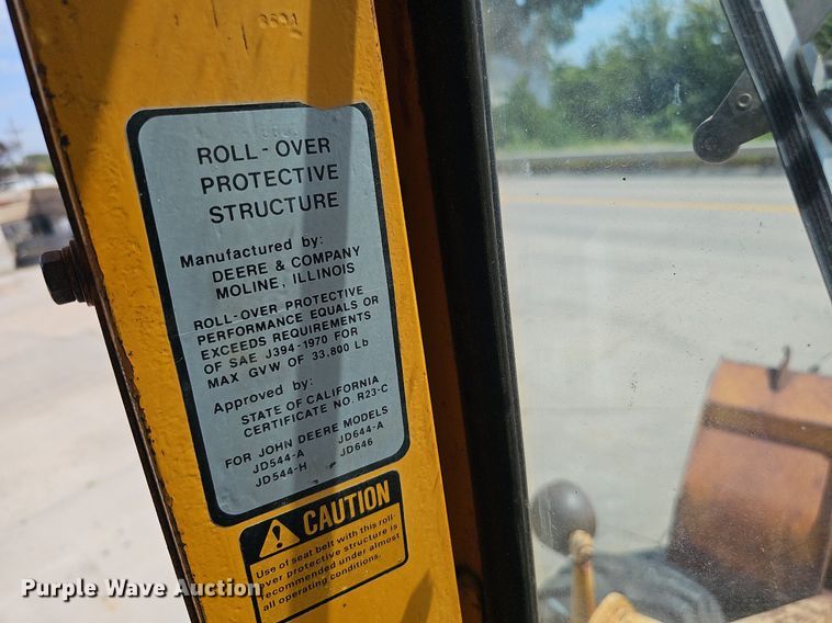 image for item DQ0205 John Deere 544BD  wheel loader