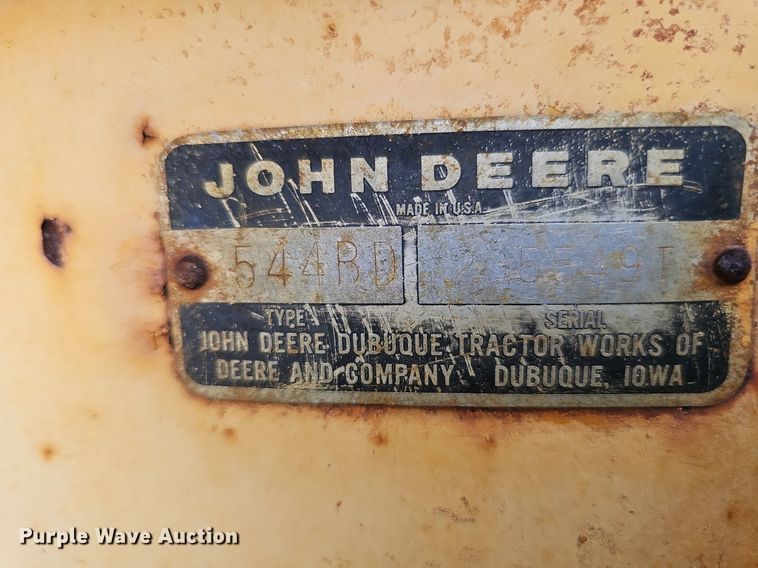 image for item DQ0205 John Deere 544BD  wheel loader