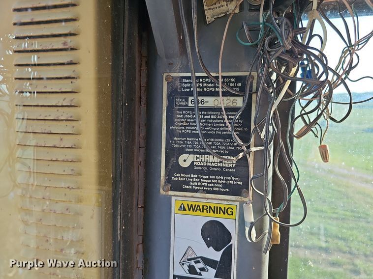 image for item DQ0249 1996 Champion 720A VHP  motor grader