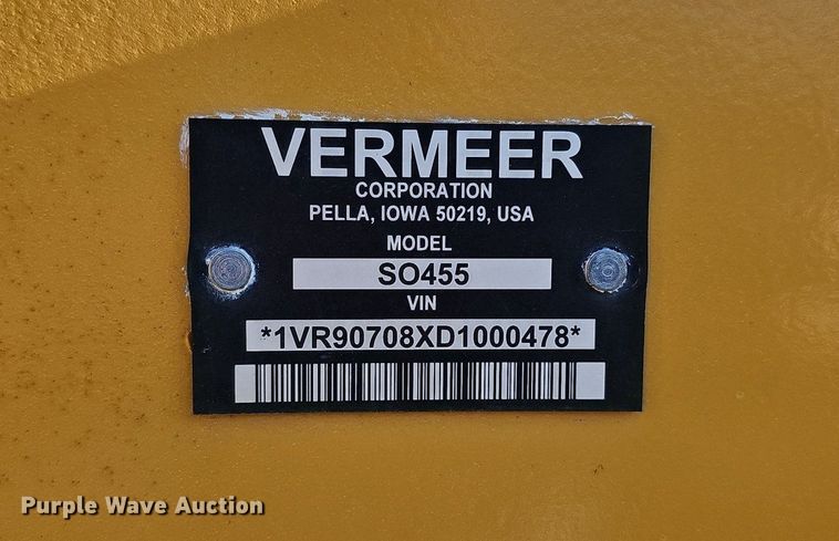 image for item DQ0256 2013 Vermeer RT450  trencher