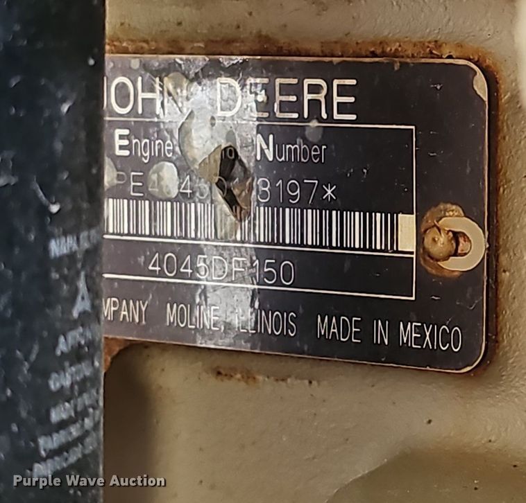 image for item DQ0257 2001 Ingersoll Rand P185 JD  air compressor