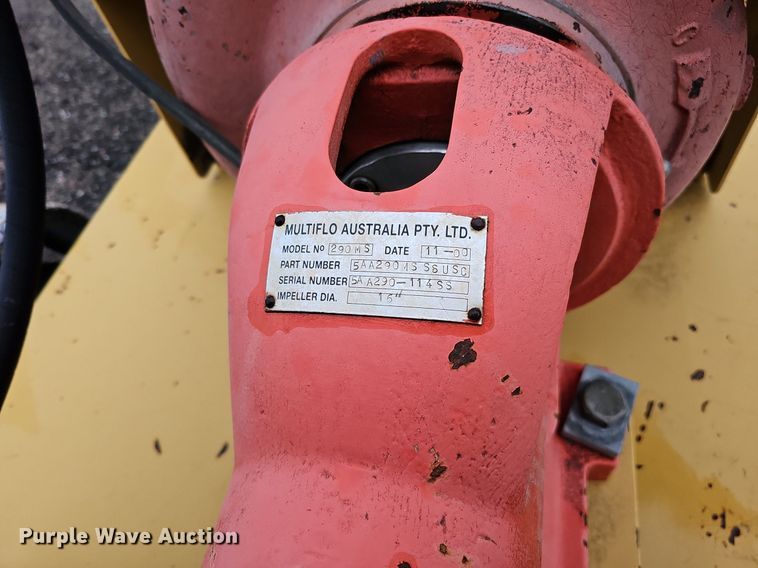 image for item DQ0269 2000 Multiflo Pumps MFC-290-003-12.11  pump