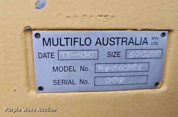 image for item DQ0269 2000 Multiflo Pumps MFC-290-003-12.11  pump