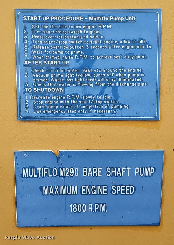 image for item DQ0269 2000 Multiflo Pumps MFC-290-003-12.11  pump