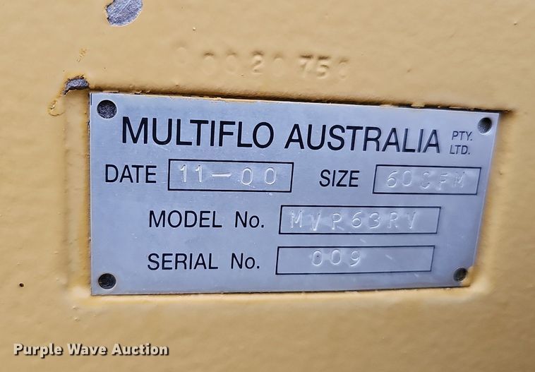 image for item DQ0269 2000 Multiflo Pumps MFC-290-003-12.11  pump