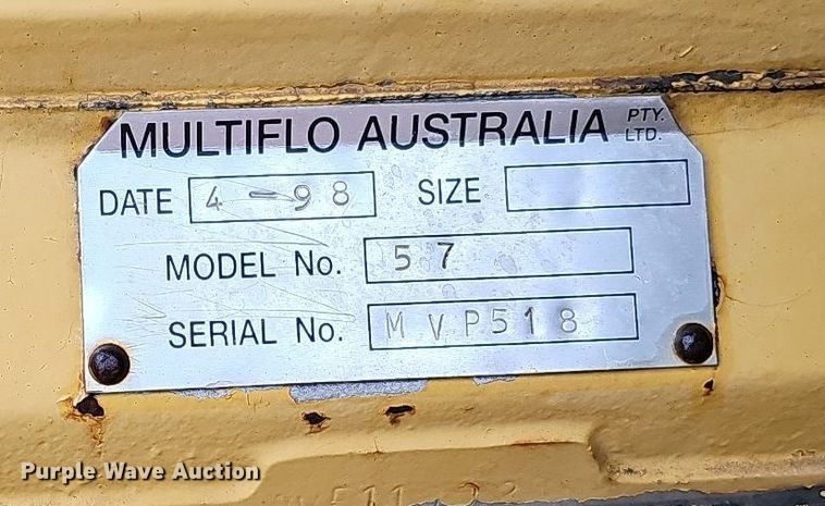 image for item DQ0270 1998 Multiflo Pumps MFV-290-USC-001-4.98  pump