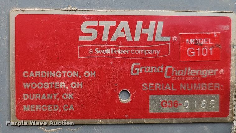 image for item DQ0283 Stahl Grand Challenger G101 service bed trailer