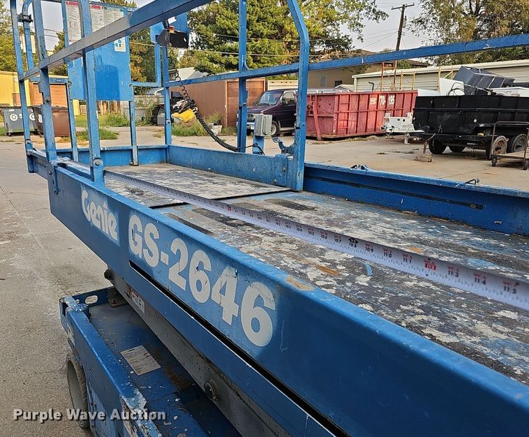 image for item DQ0306 2015 Genie GS-2646  scissor lift