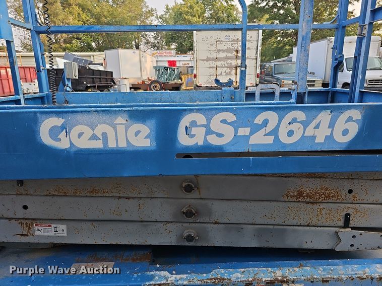 image for item DQ0306 2015 Genie GS-2646  scissor lift