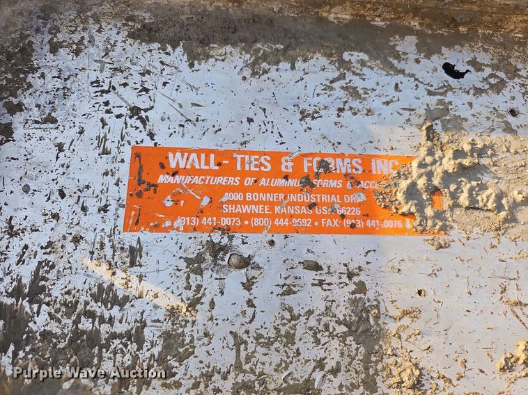 image for item DQ0319 Approximately 9 Western Forms and Wall Ties concrete forms