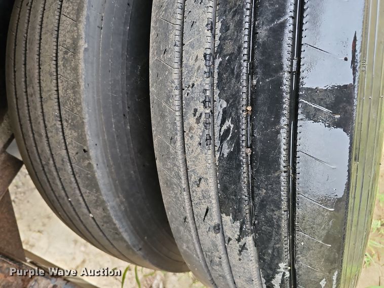 image for item DQ0323 1997 Transcraft  Eagle W2 flatbed trailer