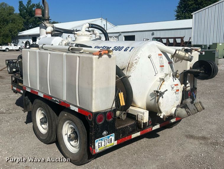 image for item DQ0909 2002 Vacstar VS500GT  sewer jetter trailer