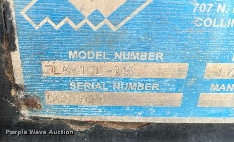 image for item DQ0912 Warren FL651FL-16  dump truck bed