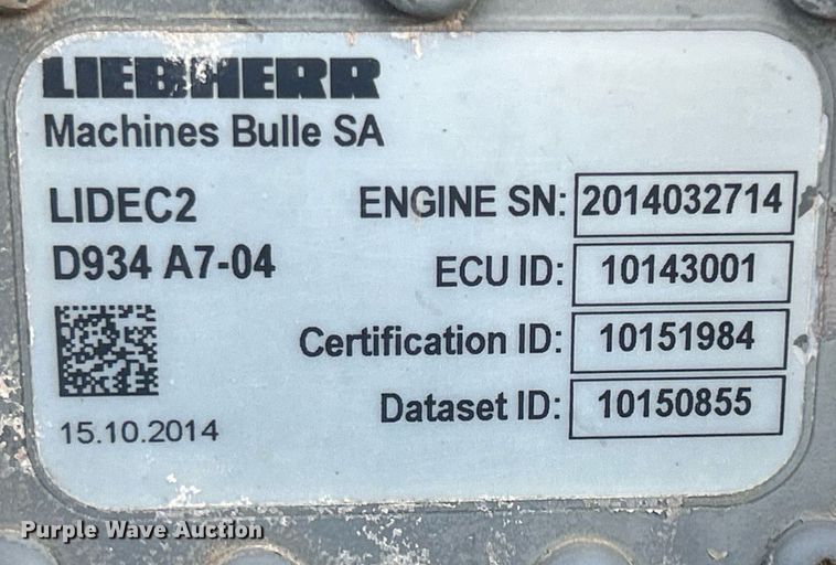 image for item DQ0915 2015 Liebherr PR736XL  dozer