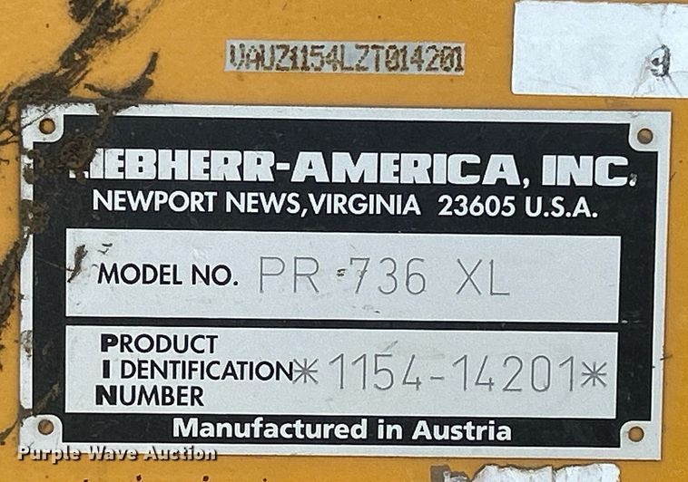 image for item DQ0915 2015 Liebherr PR736XL  dozer