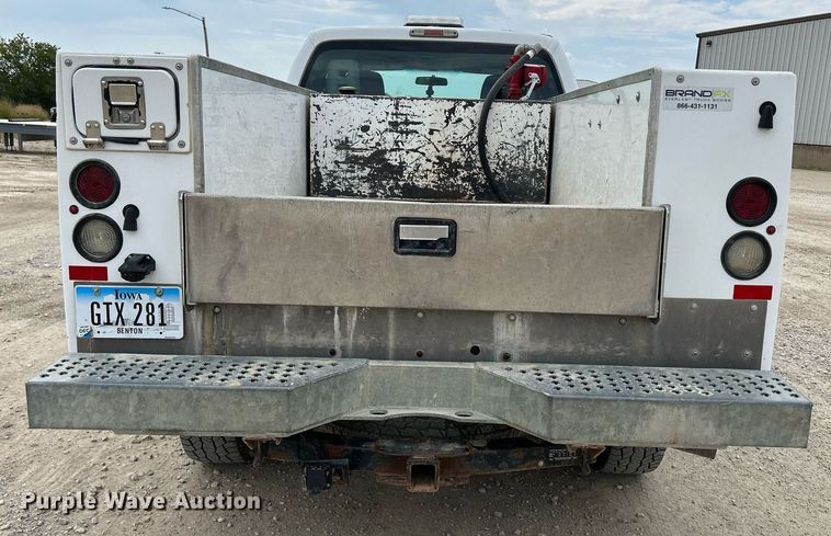 image for item DQ0924 2015 Ford  F350 Super Duty XL  Ext. Cab utility bed pickup truck