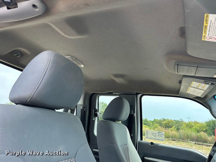 image for item DQ0924 2015 Ford  F350 Super Duty XL  Ext. Cab utility bed pickup truck