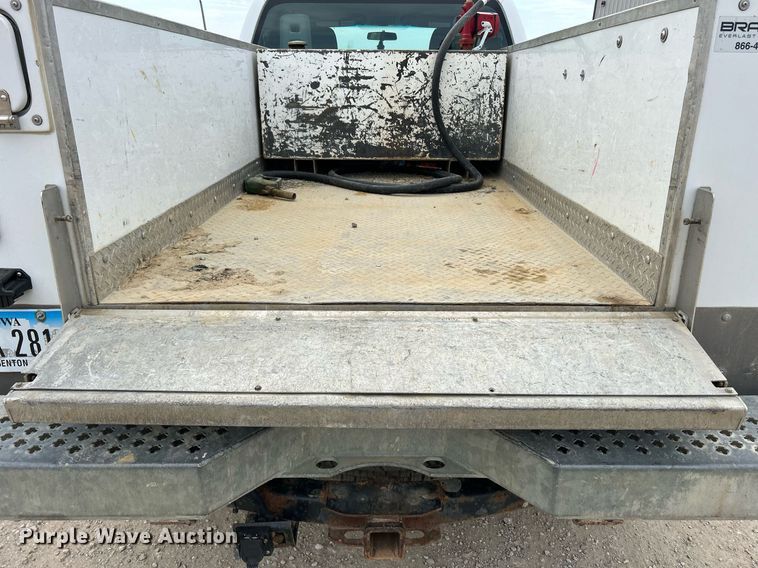 image for item DQ0924 2015 Ford  F350 Super Duty XL  Ext. Cab utility bed pickup truck