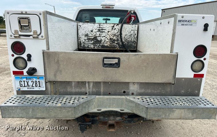 image for item DQ0924 2015 Ford  F350 Super Duty XL  Ext. Cab utility bed pickup truck