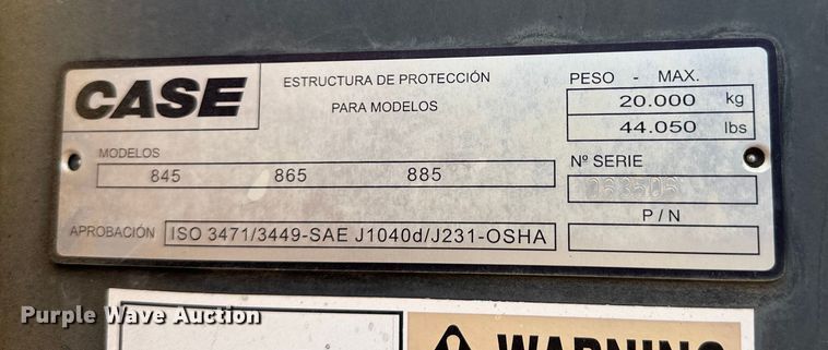 image for item DQ1378 2006 Case 865  motor grader