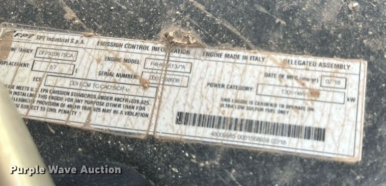 image for item DQ1381 2018 Case 2050M XLT  dozer