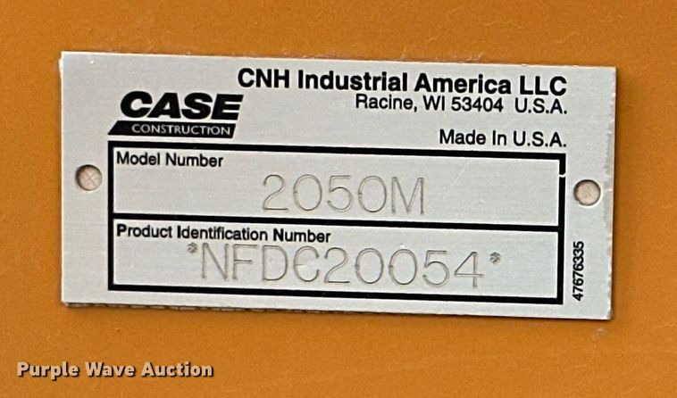 image for item DQ1382 2015 Case 2050M XLT  dozer