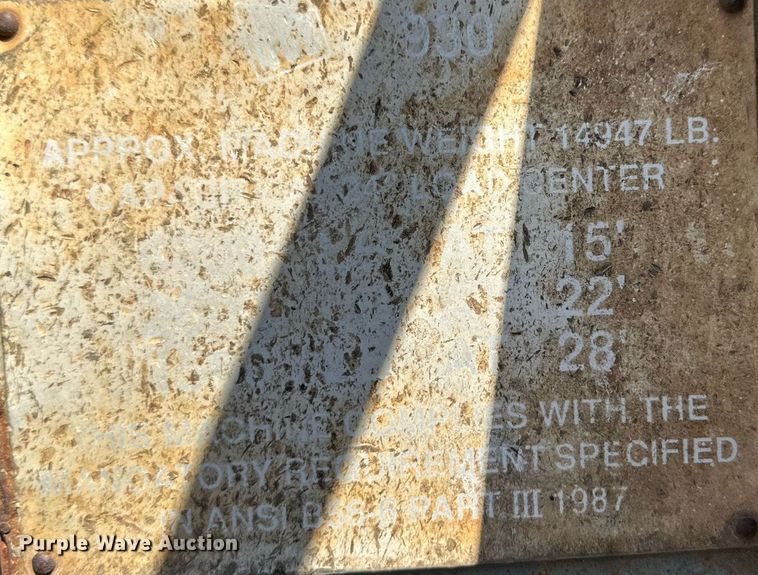 image for item DQ1391 1996 JCB 930  forklift