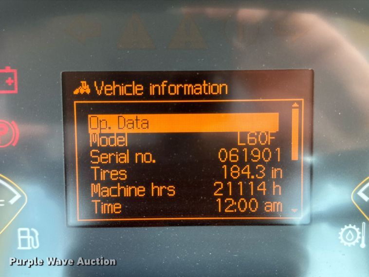 image for item DQ1396 2009 Volvo L60F  wheel loader