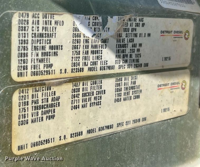 image for item DQ2167 2000 Freightliner FLD  dump truck